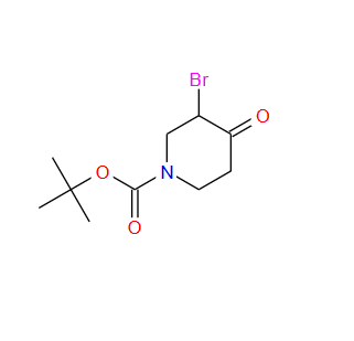 188869-05-8；3-溴-4-氧代哌啶-1-羧酸叔丁酯；3-BROMO-4-OXO-PIPERIDINE-1-CARBOXYLIC ACID TERT-BUTYL ESTER