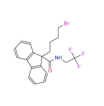 182438-98-8;洛美他派中间体A;9-(4-broMobutyl)-N-(2,2,2-trifluoroethyl)-9H-fluorene-9-carboxaMide
