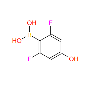 957065-87-1；2,6-二氟- 4 -羟基苯乙酸；2,6-Difluoro-4-hydroxybenzeneboronic acid