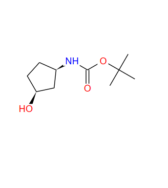 225641-84-9；[(1R,3S)-3-羟基环戊基]氨基甲酸叔丁酯；Carbamic acid, [(1R,3S)-3-hydroxycyclopentyl]-, 1,1-dimethylethyl ester (9CI)