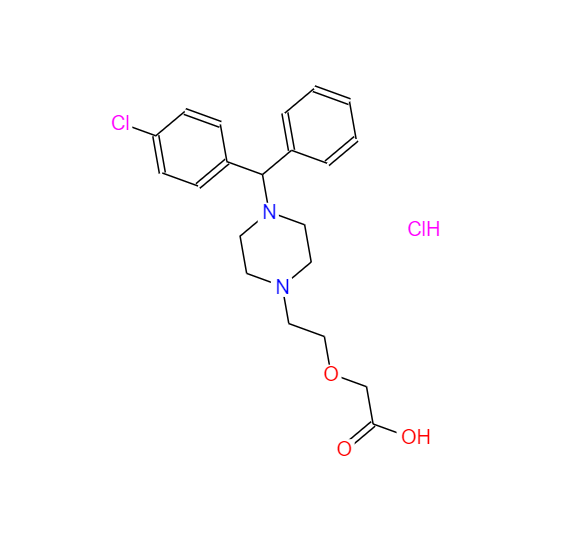 乙酸, 2-[2-[4-[(4-氯苯基)苯基甲基]-1-哌嗪基]乙氧基]-, 盐酸盐 (1:1) 798544-25-9