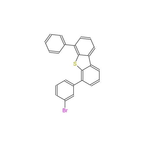 4-(3-溴苯基)-6-苯基-二苯并噻吩 1616092-81-9
