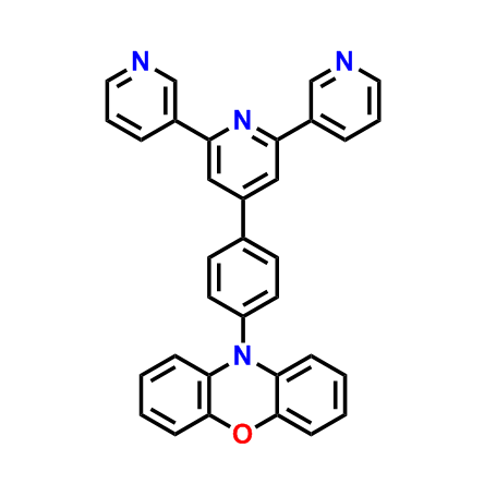 10-(4-([3,2':6',3''-terpyridin]-4'-yl)phenyl)-10H-phenoxazine