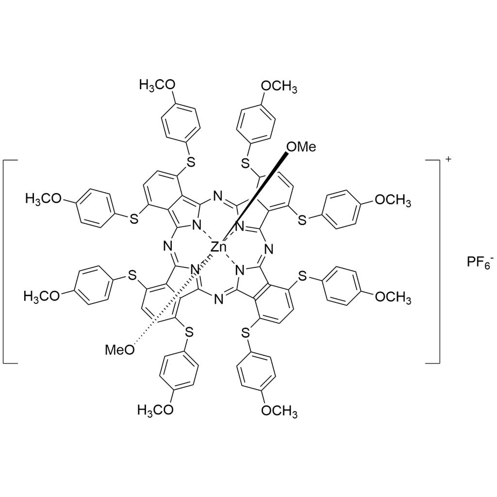 1,4,8,11,15,18,22,25-八（对甲氧苯硫醚基）-29H,31H-酞菁锌(II)