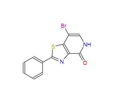 690635-64-4；Thiazolo[4,5-c]pyridin-4(5H)-one, 7-bromo-2-phenyl-