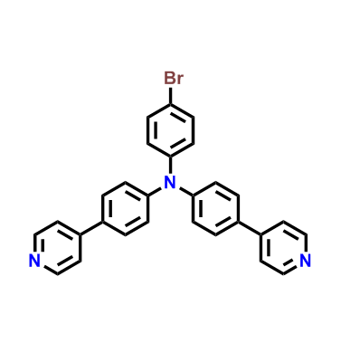 4-溴-N，N-双（对-（吡啶-4-基）苯基）苯胺