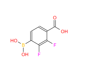 1029716-92-4;2,3-二氟-4-羧基苯硼酸;4-carboxy-2,3-difluorophenylboronic acid
