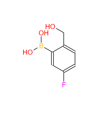 1246633-53-3；5-氟-2-(羟甲基)苯硼酸；5-Fluoro-2-hydroxymethylphenylboronic acid