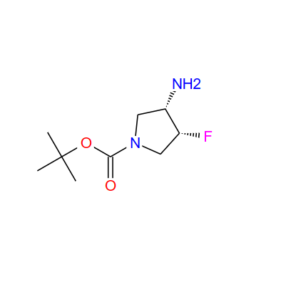1174020-30-4;(3S,4R)-3-氨基-4-氟吡咯烷-1-羧酸叔丁酯;