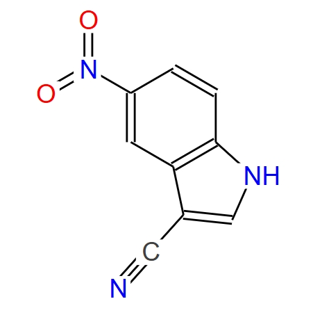 5-硝基吲哚-3-甲腈 7147-14-0