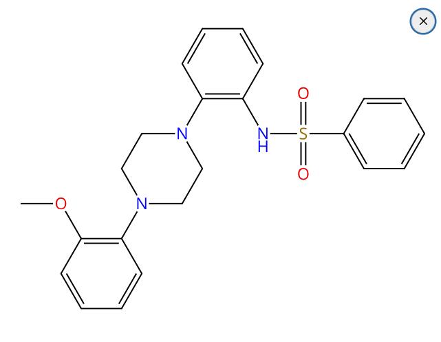 N-{2-[4-(2-methoxyphenyl)piperazin-1-yl]phenyl}benzenesulfonamid