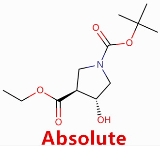 (3S,4R)-1-叔丁基 3-乙基 4-羟基吡咯烷-1,3-二羧酸酯