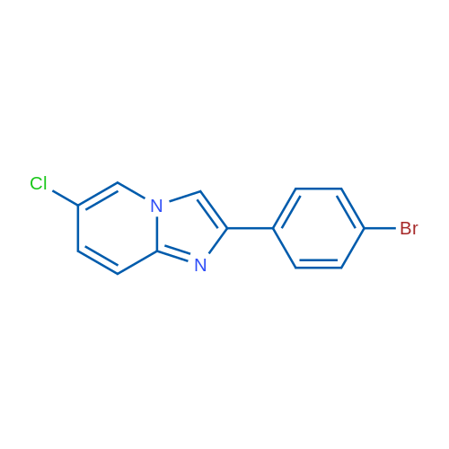 2-(4-Bromophenyl)-6-chloroimidazo[1,2-a]pyridine