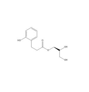 3-(2-羟基苯基)-丙酸 2,3-二羟基丙酯