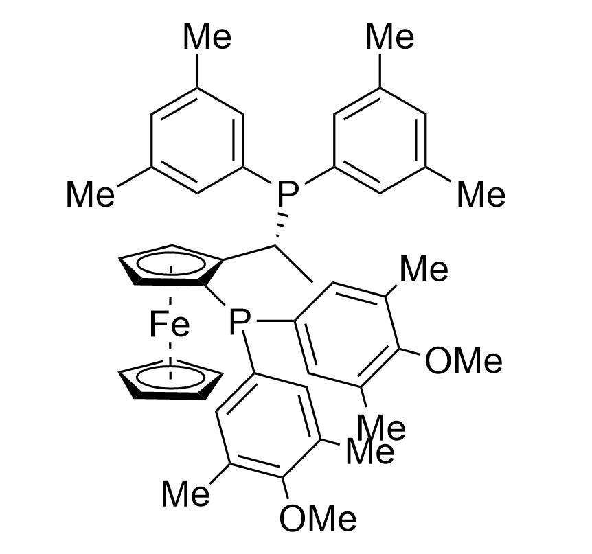 (2R)-1-[(1R)-1-[双(3,5-二甲苯基)膦]乙基]-2-[双(4-甲氧基-3,5-二甲苯基)膦]二茂铁 849924-45-4