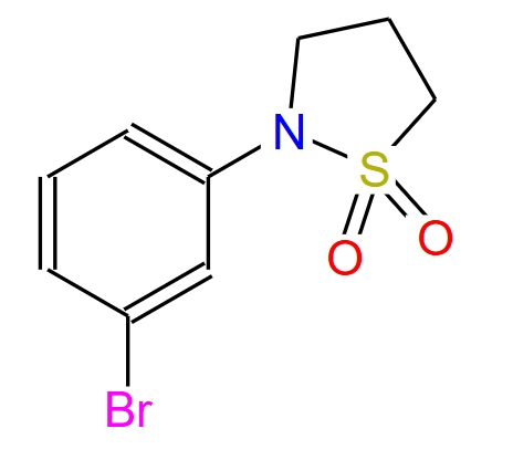 2-(3-溴苯基)异噻唑烷-1,1-二氧化物 71703-15-6