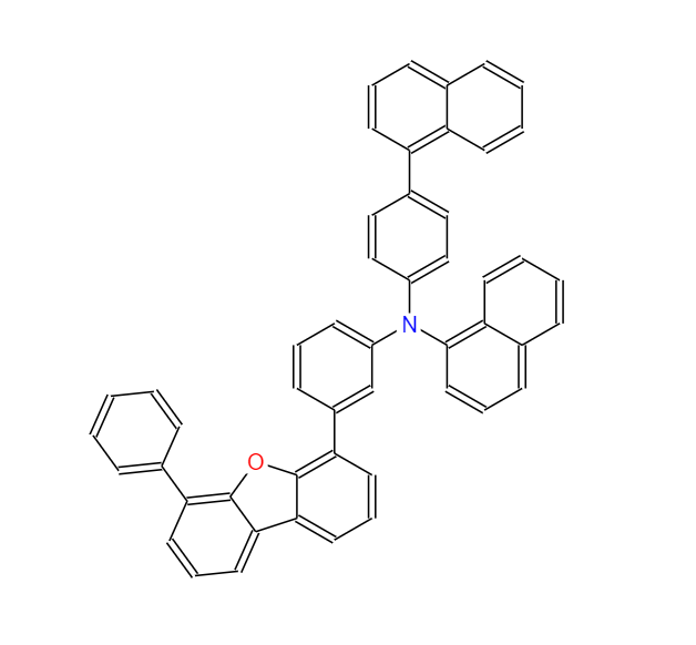 N-(4-(1-萘基)苯基-N-(3-(6-苯基氧芴-4-基)苯基)萘-1-胺 1868149-26-1
