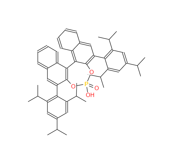 (S)-3,3′-双(2,4,6-三异丙基苯基)-1,1′-二-2-萘酚环一磷酸酯 874948-63-7