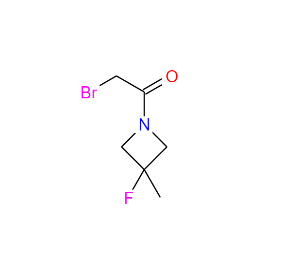 2-溴-1-（3-氟-3-甲基氮杂环丁烷-1-基）乙烷-1-酮 1466514-89-5