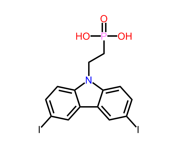 [2-(3，6-二碘- 9H-咔唑-9-基)乙 基]磷酸 3026275-69-1