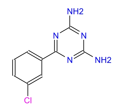 6-(3-氯苯基)-1,3,5-三嗪-2,4-二胺 4514-54-9