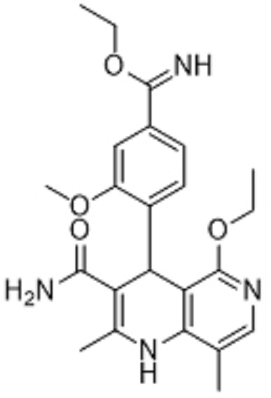 非奈利酮杂质7;4-(3-氨基甲酰基-5-乙氧基-2,8-二甲基-1,4-二氢-1,6-萘啶-4-基)-3-甲氧基苯甲亚胺乙醚