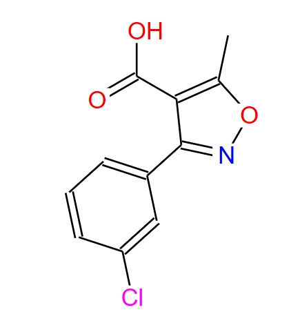 3-(3-氯苯基)-5-甲基-1,2-噁唑-4-羧酸 92545-95-4