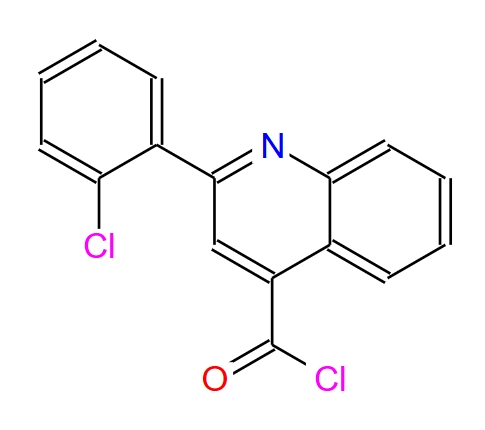 2-(2-氯苯基)-4-喹啉甲酰氯 92566-67-1