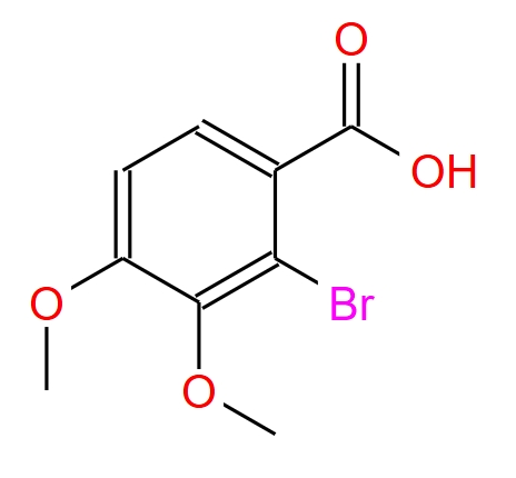 2-溴-3,4-二甲氧基苯甲酸 71568-87-1