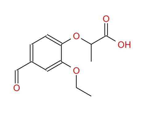 2-(2-乙氧基-4-甲酰基苯氧基)丙酸 51264-80-3