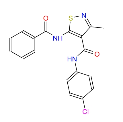 5-(苯甲酰基氨基)-N-(4-氯苯基)-3-甲基-4-异噻唑甲酰胺 51287-57-1