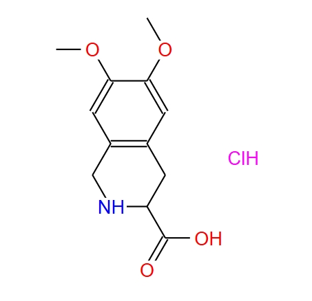 6,7-二甲氧基-1,2,3,4-四氢异喹啉-3-羧酸盐酸盐 30740-95-5
