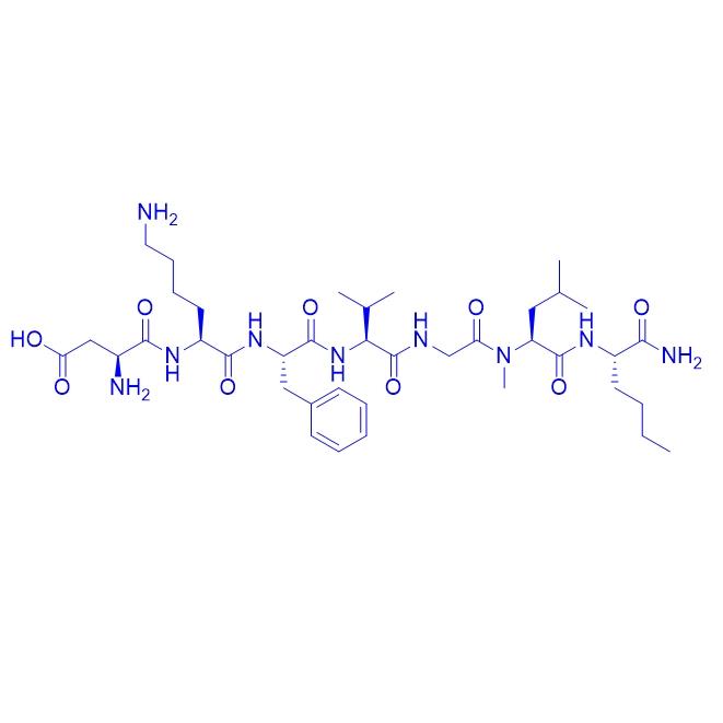 [Lys5,MeLeu9,Nle10]Neurokinin A(4-10) 149270-28-0.png