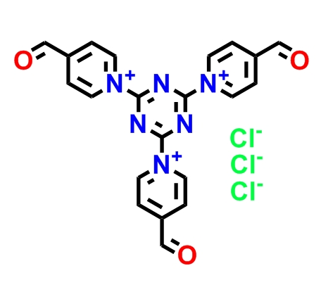 1,1',1''-(1,3,5-三嗪-2,4,6-三基)三(4-甲酰基吡啶-1-鎓)氯化物 ；2242469-77-6