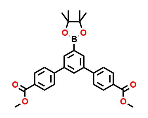 5'-(4,4,5,5-四甲基-1,3,2-二氧硼杂环戊烷-2-基)-[1,1':3',1''-三联苯]-4,4''-二羧酸二甲酯