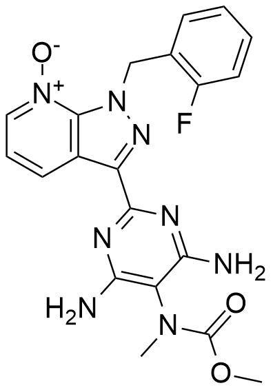 利奥西呱杂质I；4,6-二氨基-2-[1-（2-氟苄基）-1H-吡唑并[3,4-b]吡啶-N-氧-3-基]-5-嘧啶-N-甲基-氨基甲酸甲酯