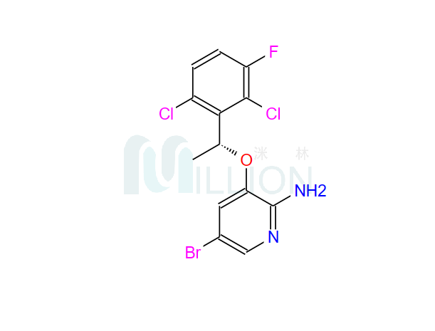 [5-溴-3-[(1R)-(2,6-二氯-3-氟苯基)乙氧基]吡啶-2-基]胺 877399-00-3