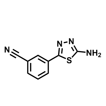 3-(5-氨基-1,3,4-噻二唑-2-基)苯甲腈
