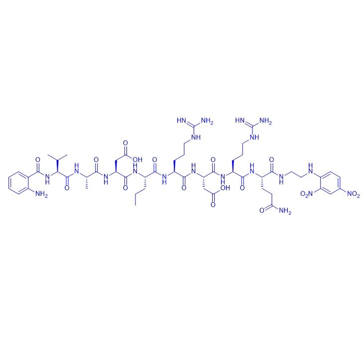 Abz-Val-Ala-Asp-Nva-Arg-Asp-Arg-Gln-EDDnp 1042405-14-0.png