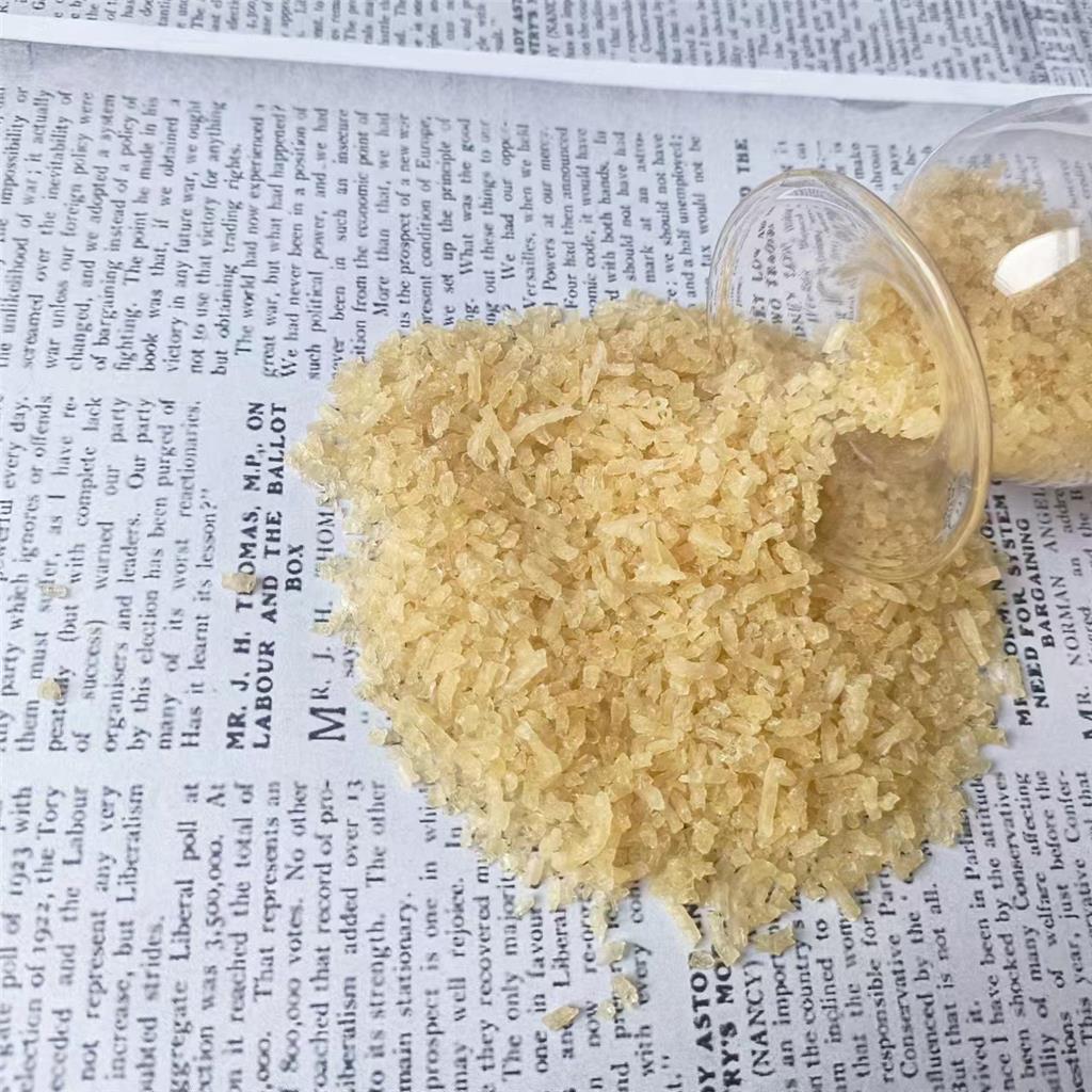 明胶原料/9000-70-8 明胶 粘度强冻力高 浅黄色颗粒状 动物明胶 可开票