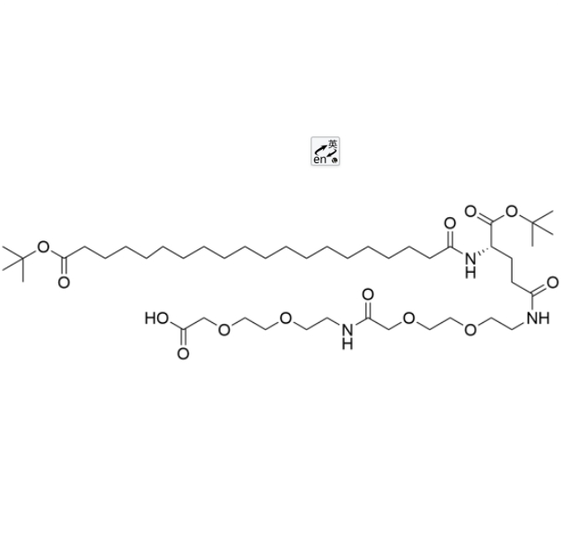 tBuO-ICO-Glu(AEEA-AEEA-OH)-OtBu 1188328-37-1