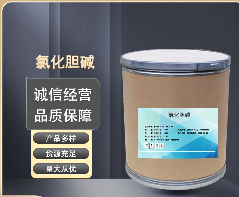 氯化胆碱原粉  营养强化剂 高含量原料 99%  67-48-1食品级氯化胆碱  可开票