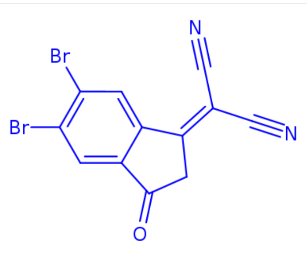 2-(5,6-二溴-3-氧代-2,3-二氢-1H-茚-1-亚基)丙二腈