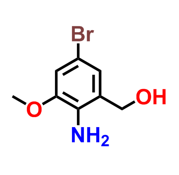 (2-氨基-5-溴-3-甲氧基苯基)甲醇 ；953039-12-8