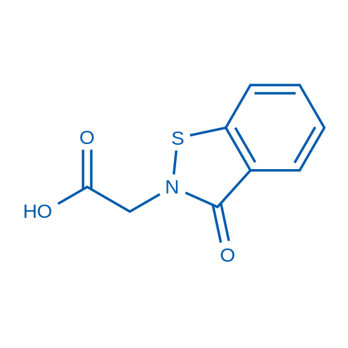 2-(3-氧代苯并[d]异噻唑-2(3H)-基)乙酸