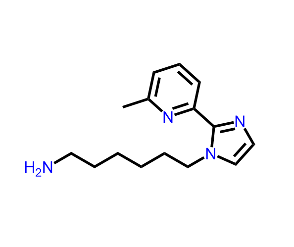 2-(6-甲基-2-吡啶基)-1H-咪唑-1-己胺,	341553-78-4