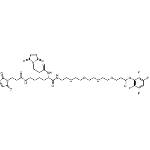 Bis-Mal-Lysine-PEG4-TFP ester