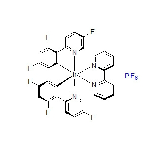 2517366-62-8；二[2-(2,4-二氟苯基)-5-氟吡啶][ 2,2'-联吡啶]铱(III)六氟磷酸盐