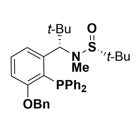 S(R)]-N-[(R)-[3-苄氧基-2-(二苯基膦)苯基]-(叔丁基)甲基]-N-甲基-2-叔丁基亚磺酰胺