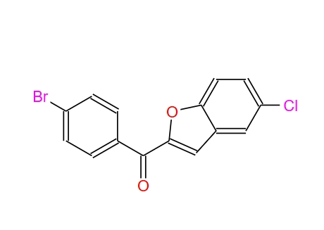 (4-溴苯基)(5-氯苯并呋喃-2-基)甲酮 83806-38-6